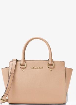 Бежевая сумка michael kors оригинал