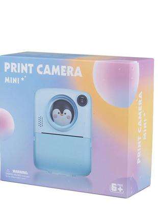 Фотоаппарат детский аккумуляторный yimi x17 print camera mini full hd, камера мгновенной печати6 фото