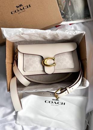 Кожаная сумка коач coach eye