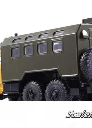 Масштабная модель урал-4320 кунг (1977). автоистория. масштаб 1:432 фото
