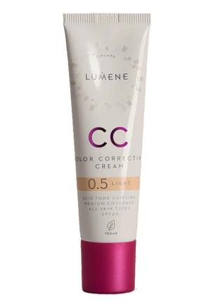 Cc крем lumene тональный крем cc color correcting cream відтінок light