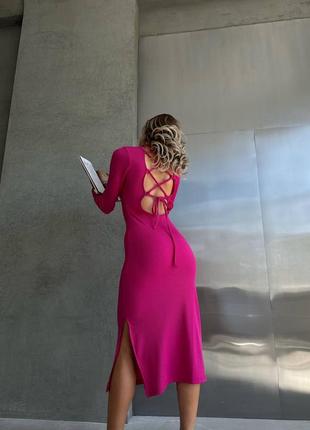 Сукня рубчик