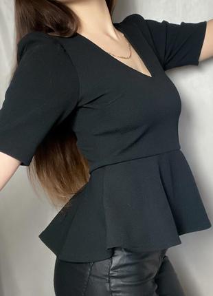 Чорна блуза new look