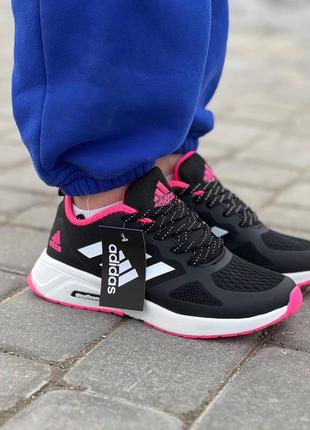 Женские кроссовки adidas alphabounce black rose