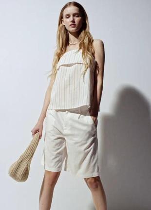 Топ из хлопка h&m original блуза на бретелях топ на бретелях топ на бретельках