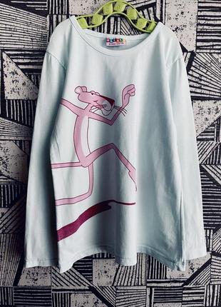 Мятный реглан с розовой пантерой pink panther hacali kids.
