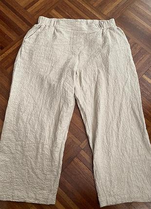 Великий розмір нові широкі дизайнерські бавовняні штани ulla popken 52-56 німеччина 🇩🇪