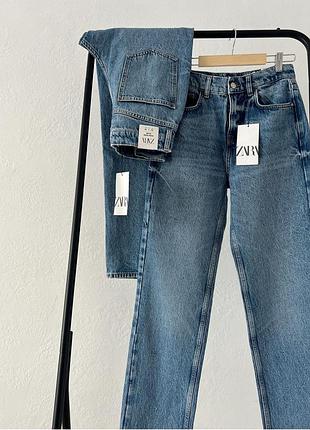 Джинси zara high rise slim