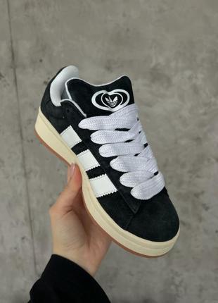 Кросівки adidas campus 00s black white premium2 фото