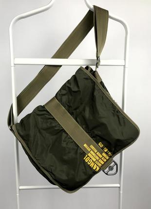 Винтажный мессенджер сумка kangol