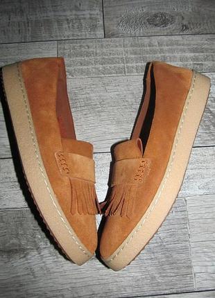 Clarks замшевые лоферы lillia lottie р. 41-26см