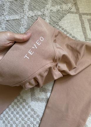 Спортивные лосины леггинсы teveo пуш-ап женские m-l 38-40