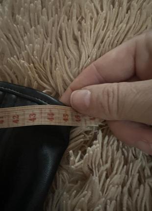 Кожаный корсет zara кожа