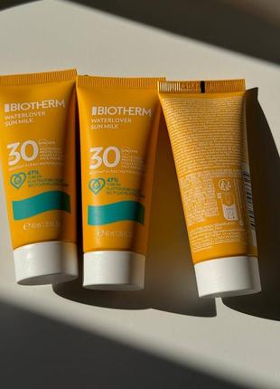 Солнцезащитное молочко spf30 - biotherm waterlover sun mist spf30 biotherm waterlover sun milk мини