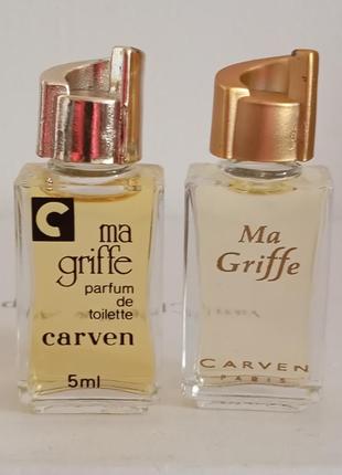 Оригинальная винтажная миниатюра ma griffe от сarven