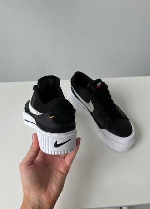 Кроссовки nike court legacy lift black6 фото