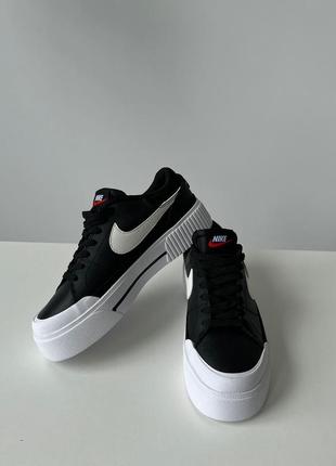 Кроссовки nike court legacy lift black3 фото