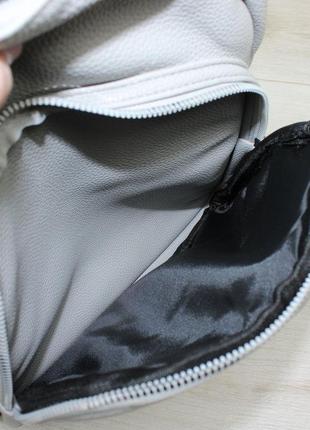 Женский шикарный и качественный рюкзак серый