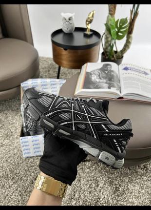 Мужские кроссовки asics gel-kahana 8 black gray