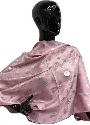 Женский шарф палантин fashion loft (100% шелк 170х70см)4 фото