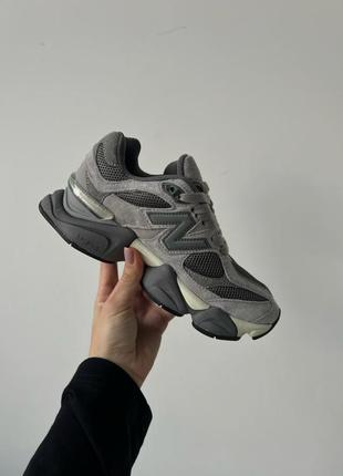 Кроссовки new balance 9060 x joe freshgoods dark gray premium3 фото