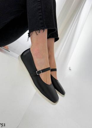 Туфлі,  колір: чорний  матеріал: натуральна шкіра4 фото