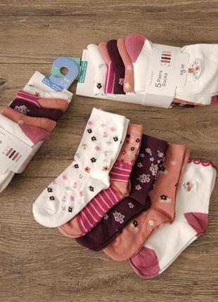 Набор! новые носки на девочку, primark