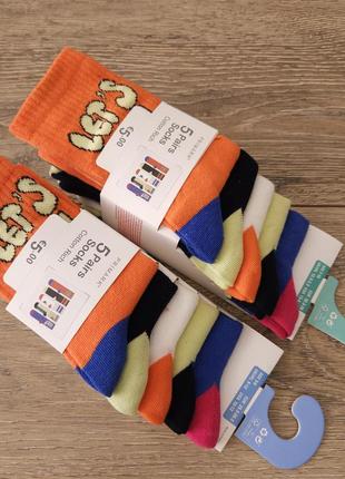 Набор! новые носки primark, 3-6 лет, р.27-30