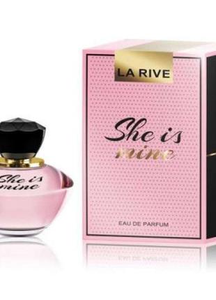 Жіноча парфумована вода she is mine, 90 мл la rive