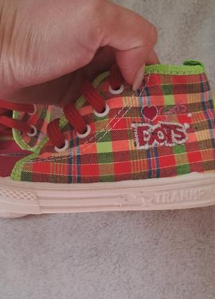 Детские кеды польша, детские кеды для девочки, летние кеды яркие с сердечком, розовые...