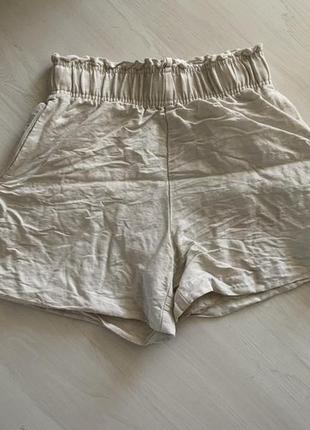 Нові шорти лляні h&m