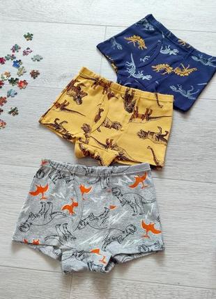 Комплект детских трусиков для мальчика 3 штуки арт. 19