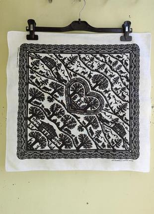 Ексклюзивні батистові хустки бандани швейцарія з бавовни2 фото