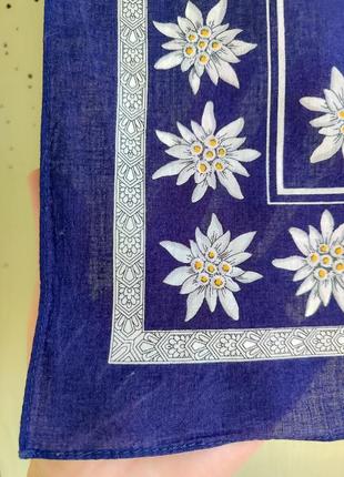 Ексклюзивні батистові хустки бандани швейцарія з бавовни5 фото