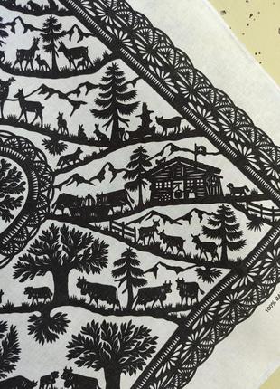 Ексклюзивні батистові хустки бандани швейцарія з бавовни8 фото