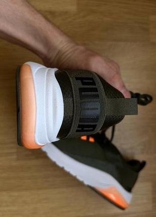 Зручні кросівки puma electron olive сітка оригінал
