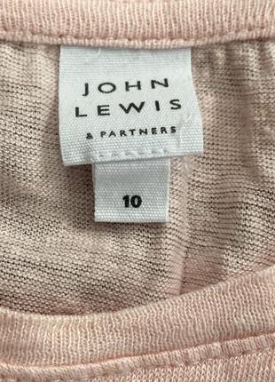 Нова лляна футболка топ льон 💯 john lewis 10 (38) uk2 фото