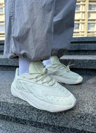 Женские кроссовки adidas ozelia cream mint beige v / smb