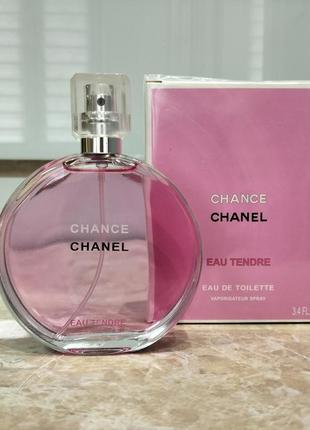 Парфюм женский в стиле "chanel chance eau tendre" духи 100 мл, нежный аромат!