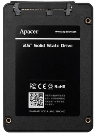 Накопичувач ssd 480gb apacer as340 2.5 7mm sataiii standard (ap480gas340g-1) (код товару:23780)4 фото
