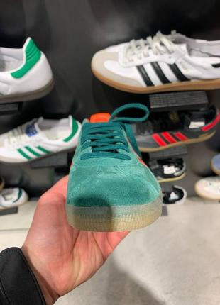 Adidas gazelle green женские кроссовки4 фото