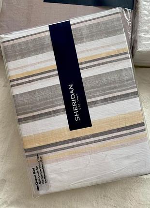 Sale 💥 sheridan двоспальний комплект постіль у смужку7 фото