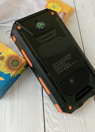 Powerbank с солнечной панелью 20000mah