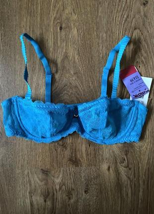 Лифчик анжелика с америки chantelle голубой бра лиф