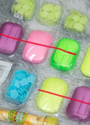 Бумажная мини мыло набор для путешествий