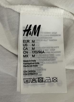 Коттоновая футболка h&amp;m5 фото