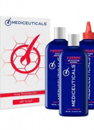 Mediceuticals набір для сухої шкіри голови(x-derma 250ml, therapeutic 250ml,therarx 250ml)