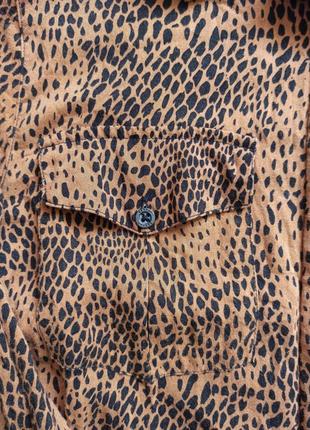 Платье-туника леопард,вискоза р.36/s🐆2 фото