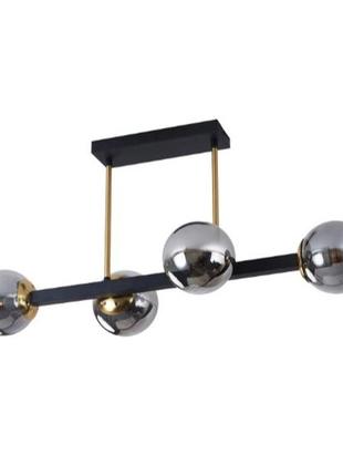 Люстра в стиле лофт sirius glx-23752-4a bk+gd