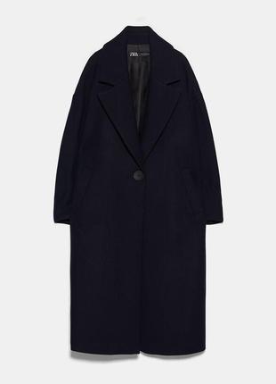 Вовняне пальто zara
